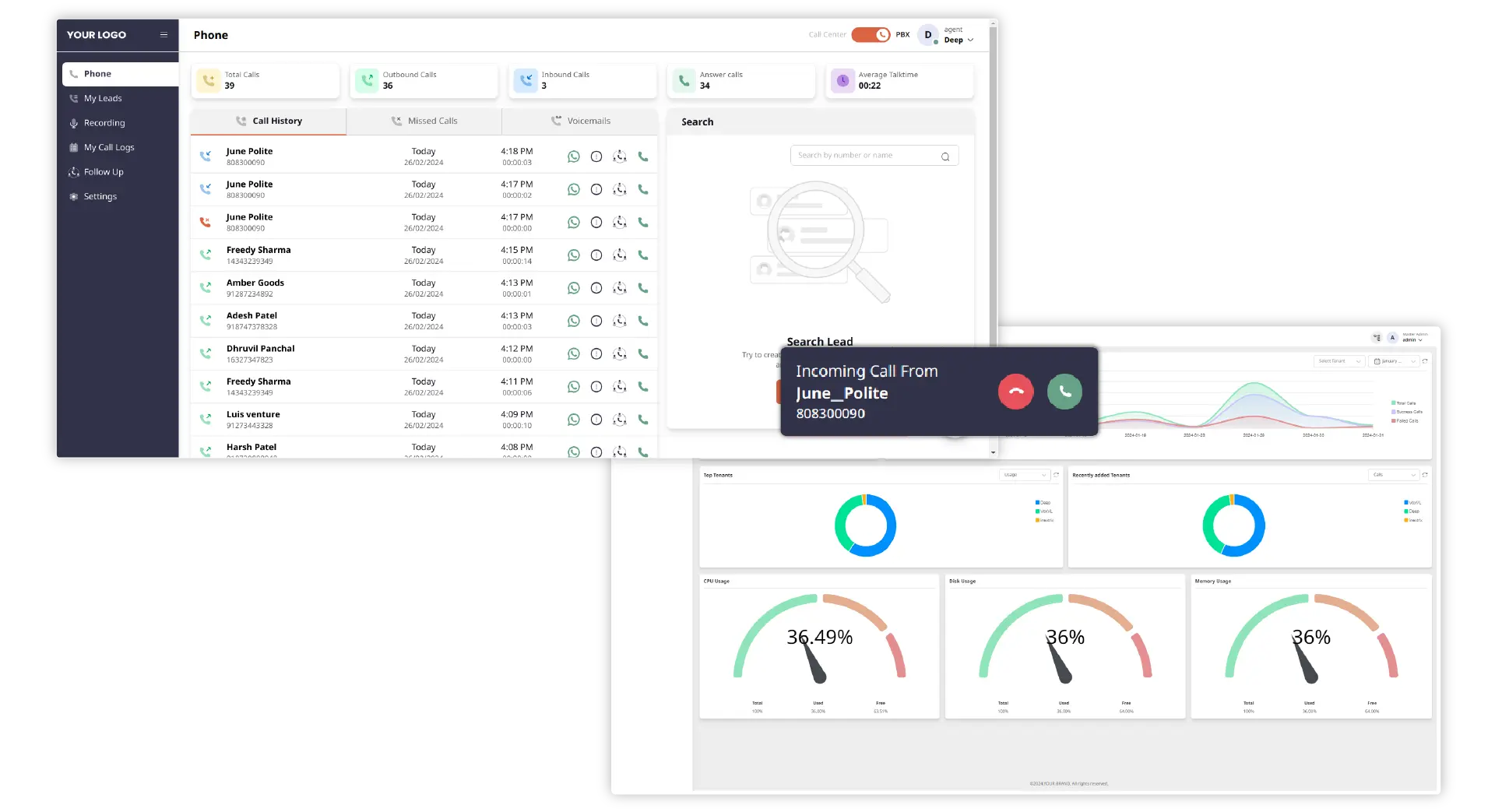 Driansh Contact Center Solution